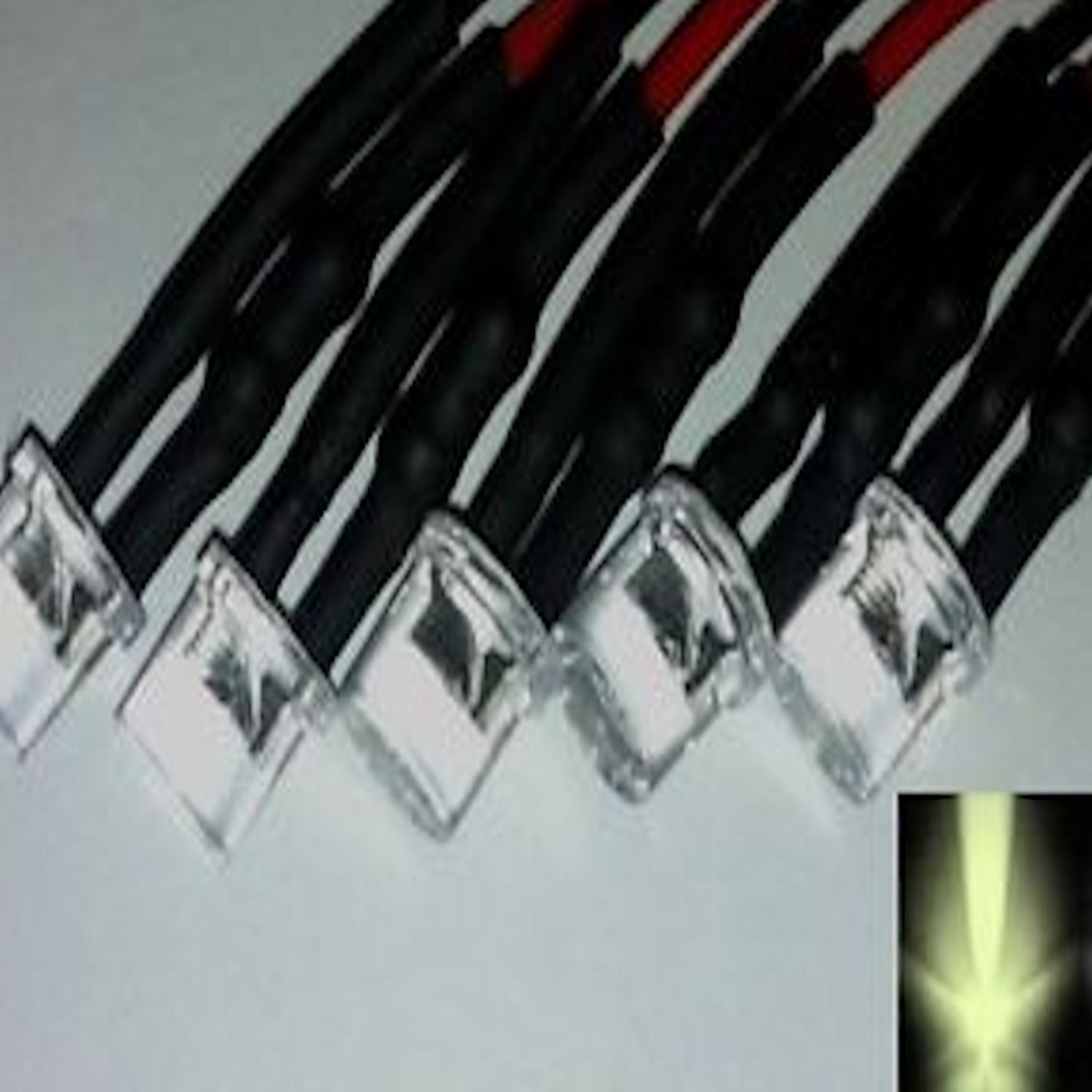 12000MCD LEDs 50pcs 2mm Warm White Flat Top LED Diodes – 12000 MCD ...